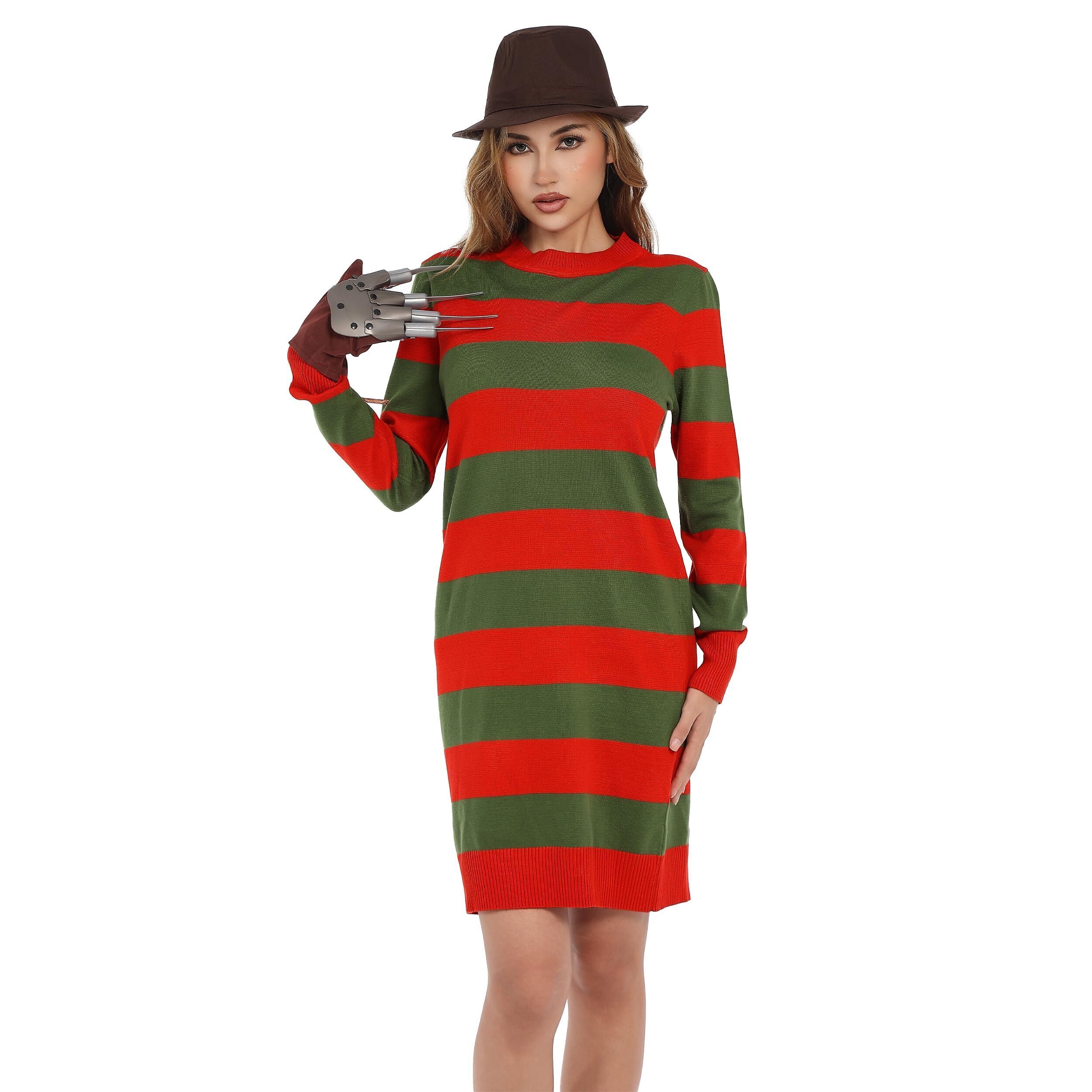 1813 Halloween Scary Costumes For Long Sleeve Knitted Sweater